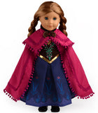 Doll Clothes Fits American Girl 18" Inch Outfit Princess Anna Dress