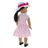 Doll Clothes Fits American Girl 18" Inch Outfit 60's Style Dress