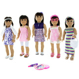 Doll Clothes Fits American Girl & Other 18" Inch Dolls  24 Pieces Outfit Set