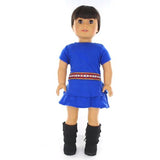 Doll Clothes Fits American Girl 18" Inch Outfit Gypsy Hippie Dress