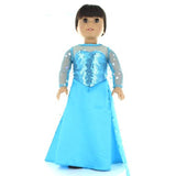 Doll Clothes Fits American Girl 18" Inch Outfit Frozen Elsa Dress