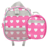 Doll Clothes Fits American Girl & Other 18" Inch Dolls Backpack Lunch Bag Pink