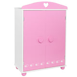 Doll Armoire Furniture Storage Closet For American Girl & Other 18" Inch Dolls
