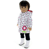 Doll Clothes Fits American Girl 18" Inch Raincoat Jacket Sweater Outfit