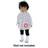 Doll Clothes Fits American Girl 18" Inch Raincoat Jacket Sweater Outfit